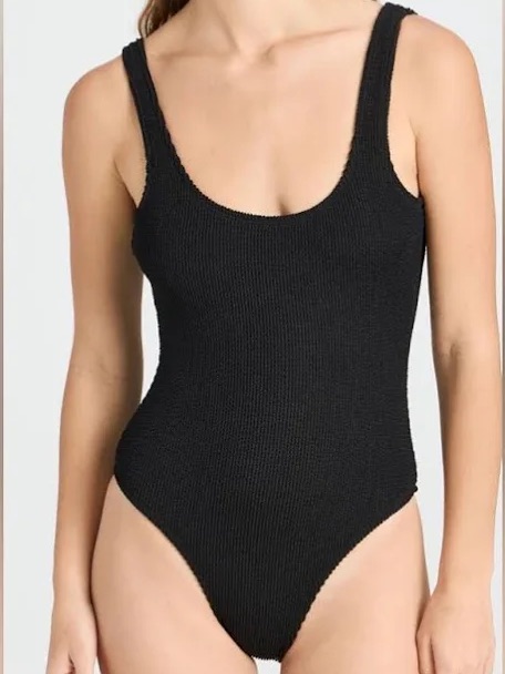Nwt Good American Always Fits Black One Piece Xs